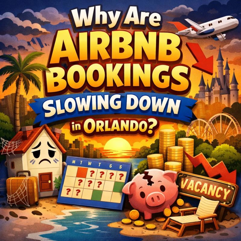  why are vacancies are up and tourism is  slower in Orlando
 
